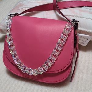 Coach Saddle Bag in Dahlia Pink